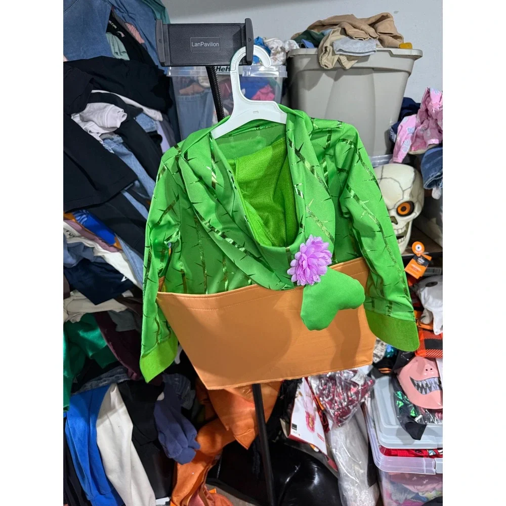 Hyde and Eek potted cactus costume, 4T/5t